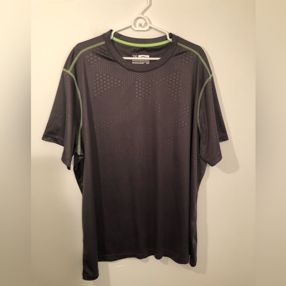 Sports Essentials Shock-dry Tee Men’s 3XL Gray
